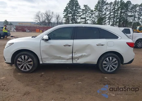 2015 Acura Mdx Technology Package z USA, uszkodzony, nr VIN 5FRYD4H46FB030022